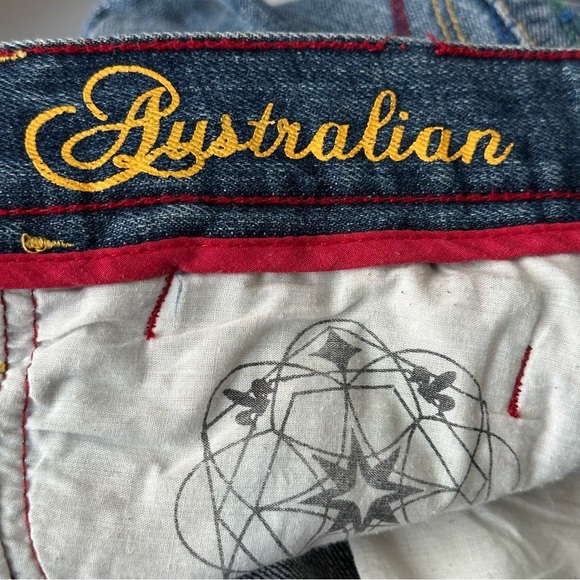 COOGI Vintage Y2K Jeans Embroidered Rainbow Urban Hip Hop Spellout 32x34 - Picture 13 of 16